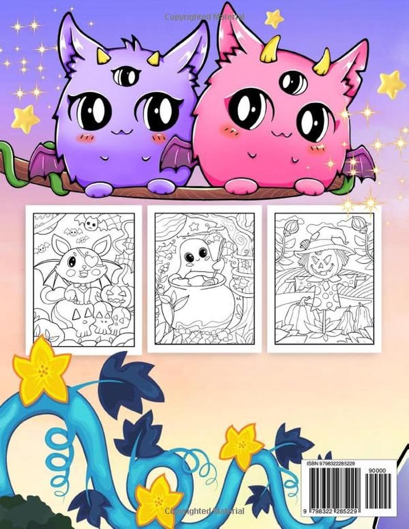 Creepy Kawaii: Chibi Cute Coloring Book with Spooky Pastel Creatures Adventures and More for Adult & Teens Relaxation & Stress Relief (Artist Wisdom Stress Relaxation Series)